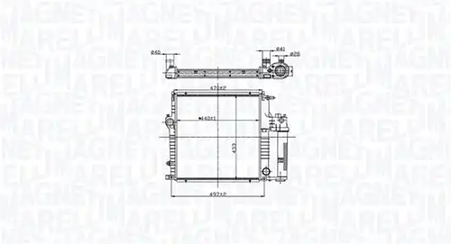 воден радиатор MAGNETI MARELLI 350213211600