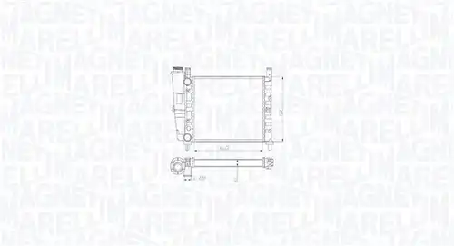 воден радиатор MAGNETI MARELLI 350213212200