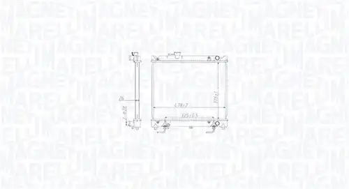 воден радиатор MAGNETI MARELLI 350213213800
