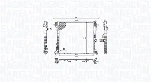 воден радиатор MAGNETI MARELLI 350213214100