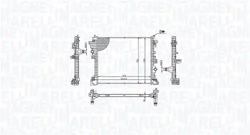 воден радиатор MAGNETI MARELLI 350213214300