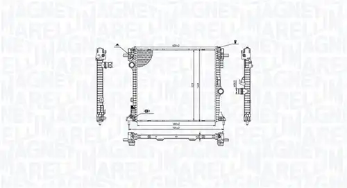 воден радиатор MAGNETI MARELLI 350213214400