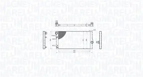 воден радиатор MAGNETI MARELLI 350213214600