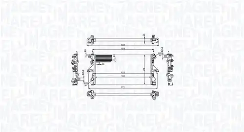 воден радиатор MAGNETI MARELLI 350213215100