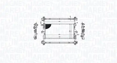 воден радиатор MAGNETI MARELLI 350213215300
