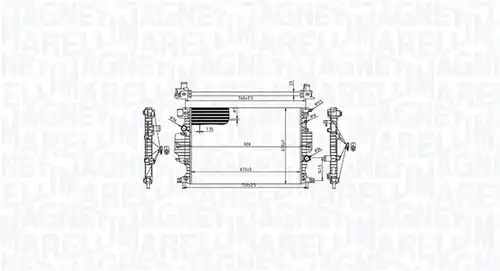 воден радиатор MAGNETI MARELLI 350213215900