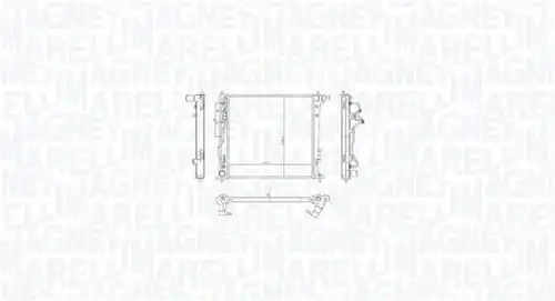 воден радиатор MAGNETI MARELLI 350213216300