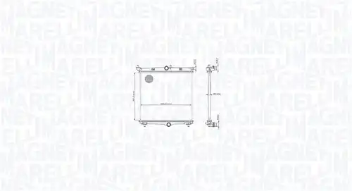воден радиатор MAGNETI MARELLI 350213216500