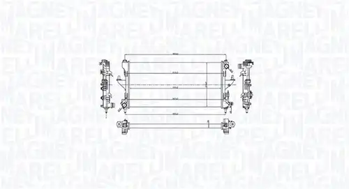 воден радиатор MAGNETI MARELLI 350213216600