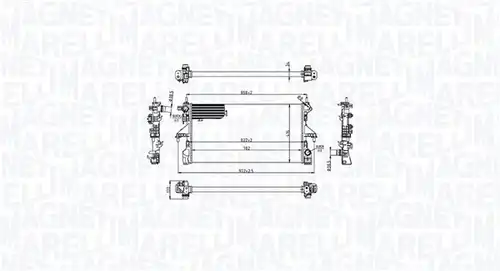 воден радиатор MAGNETI MARELLI 350213216700