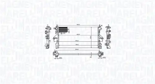 воден радиатор MAGNETI MARELLI 350213216800