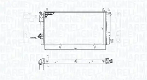 воден радиатор MAGNETI MARELLI 350213786000
