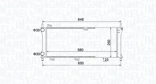воден радиатор MAGNETI MARELLI 350213814000