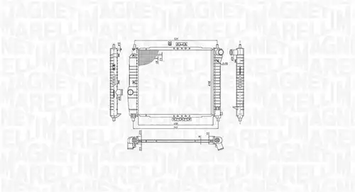 воден радиатор MAGNETI MARELLI 350213891000