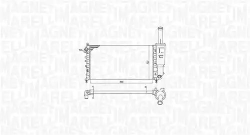 воден радиатор MAGNETI MARELLI 350213902000