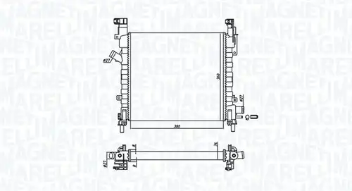 воден радиатор MAGNETI MARELLI 350213924000