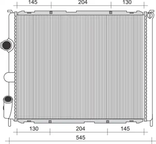 воден радиатор MAGNETI MARELLI 350213989000