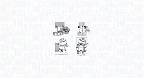 маслен радиатор, двигателно масло MAGNETI MARELLI 350300004100