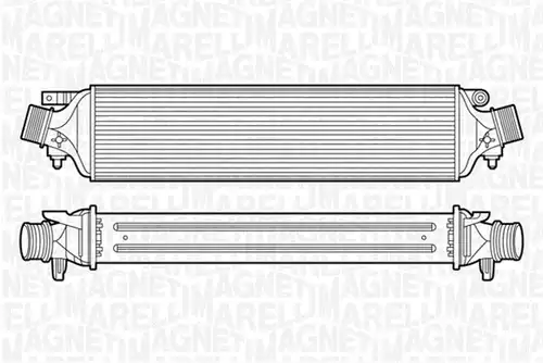 интеркулер (охладител за въздуха на турбината) MAGNETI MARELLI 351319201150