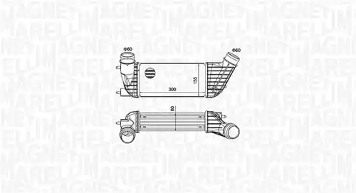 интеркулер (охладител за въздуха на турбината) MAGNETI MARELLI 351319204260