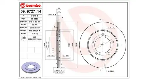 спирачен диск MAGNETI MARELLI 360406009000