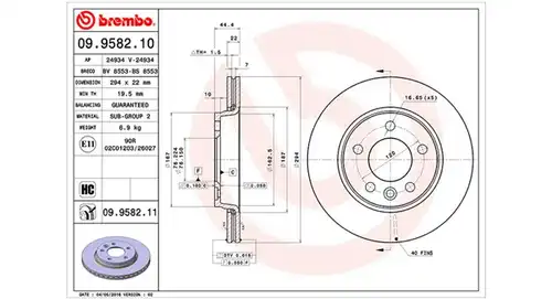 спирачен диск MAGNETI MARELLI 360406009500