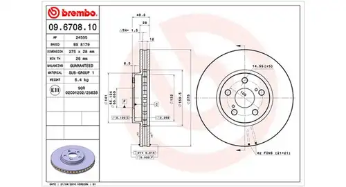 спирачен диск MAGNETI MARELLI 360406047700