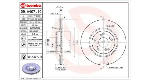 спирачен диск MAGNETI MARELLI 360406063800