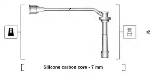 комплект запалителеи кабели MAGNETI MARELLI 941285140849