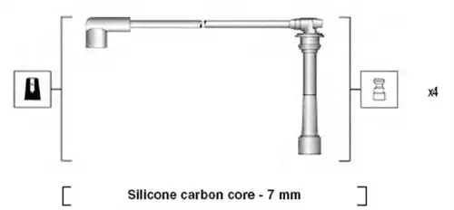 комплект запалителеи кабели MAGNETI MARELLI 941295160887