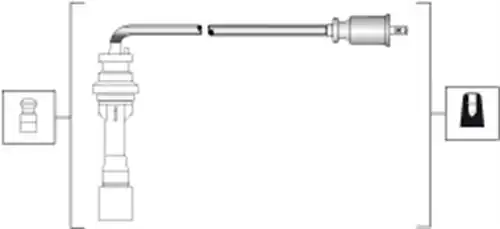 комплект запалителеи кабели MAGNETI MARELLI 941318111290