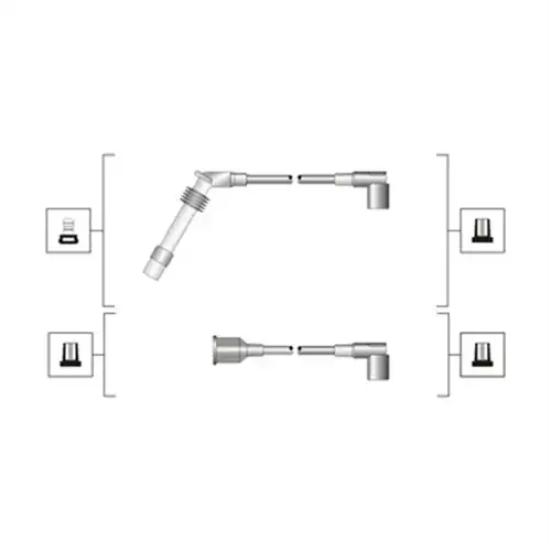 комплект запалителеи кабели MAGNETI MARELLI 941319170027
