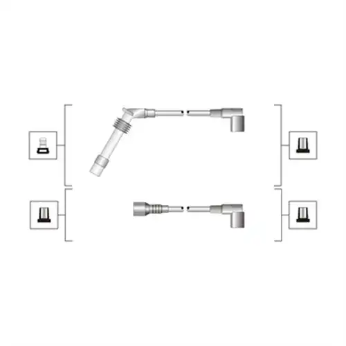 комплект запалителеи кабели MAGNETI MARELLI 941319170102