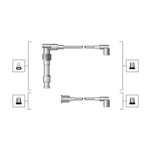 комплект запалителеи кабели MAGNETI MARELLI 941319170123