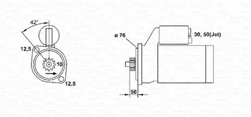стартер MAGNETI MARELLI 943253108010
