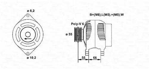 генератор MAGNETI MARELLI 943355024010