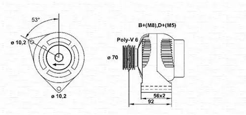 генератор MAGNETI MARELLI 943356576010