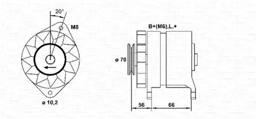 генератор MAGNETI MARELLI 943356948010
