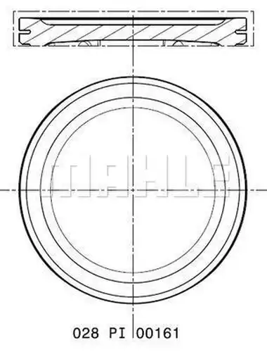 бутало MAHLE 028 PI 00161 002