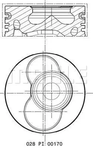 бутало MAHLE 028 PI 00170 000