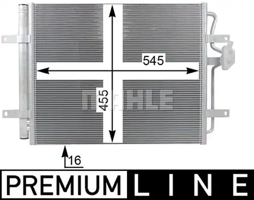 кондензатор, климатизация MAHLE AC 24 000P