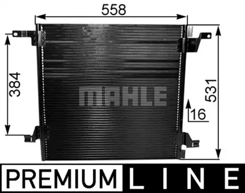 кондензатор, климатизация MAHLE AC 259 000P