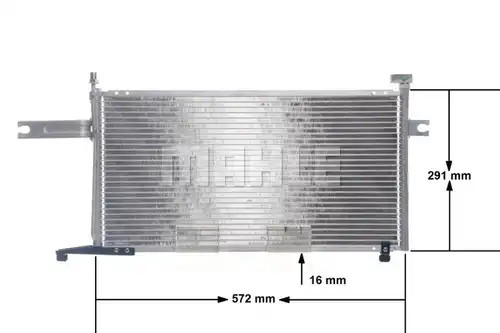 кондензатор, климатизация MAHLE AC 319 000S