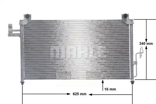 кондензатор, климатизация MAHLE AC 327 000S