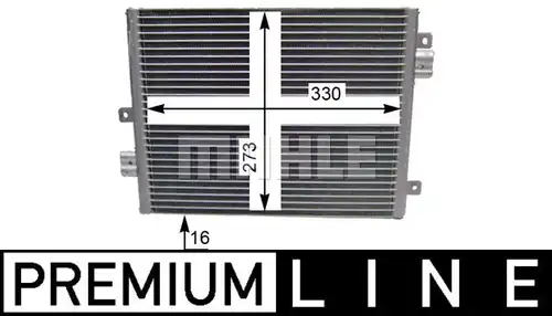 кондензатор, климатизация MAHLE AC 354 000P