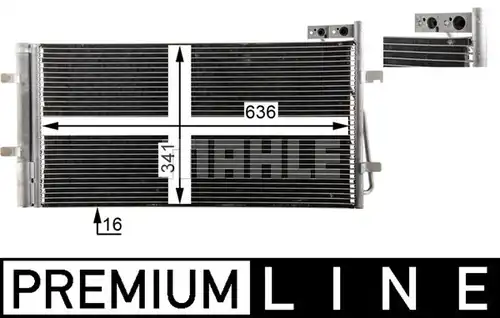 кондензатор, климатизация MAHLE AC 42 000P