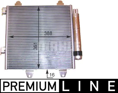 кондензатор, климатизация MAHLE AC 459 000P