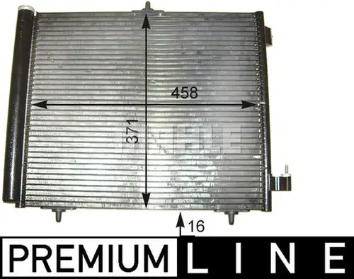 кондензатор, климатизация MAHLE AC 460 000P