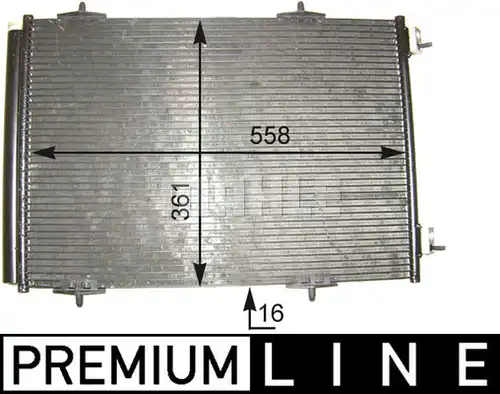 кондензатор, климатизация MAHLE AC 466 000P