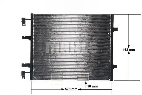 кондензатор, климатизация MAHLE AC 708 000S